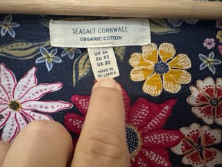 Vestido midi floral Seasalt Cornwall T.52