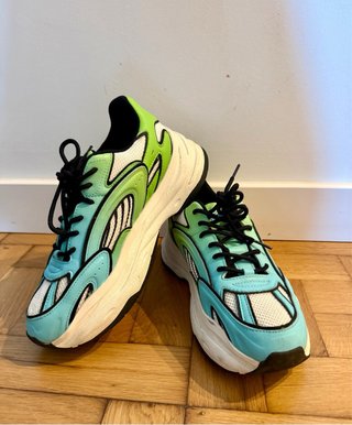 Zapatillas deportivas Talla 40 Verde/Azul