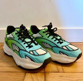 Zapatillas deportivas Talla 40 Verde/Azul