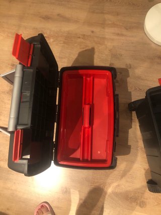 Caja de herramientas doble piso