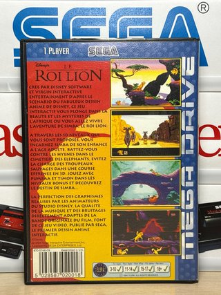Le Roi Lion / El Rey Leon SEGA Mega Drive