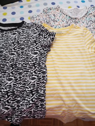 5 Camisetas Manga Larga y Corta  tiendas diferente