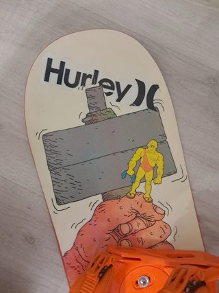Tabla Snow Hurley + Fijaciones Burton Freestyle