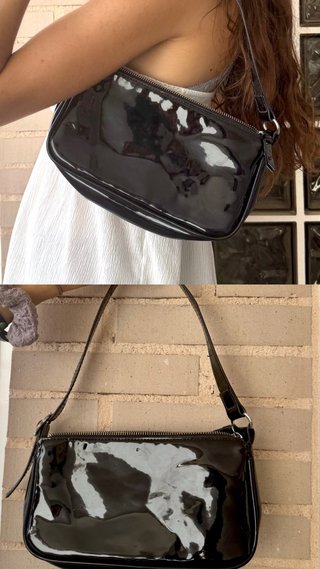 Bolso negro juvenil Stradivarius