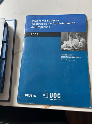 Curso direccion de empresas de la UOC
