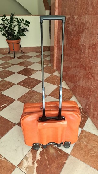 Trolley años 80 de  piel