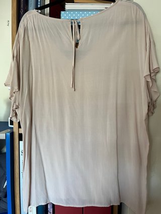 Blusa Violeta Talla XL Beige