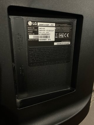 Monitor LG 24 LED Nero