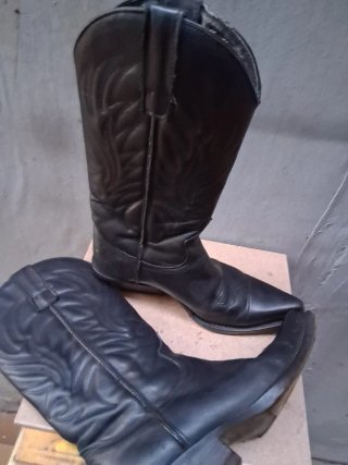 Stivali Camperos Vintage Neri
