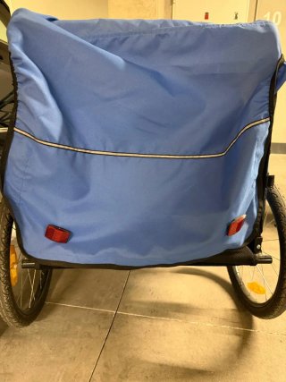 Remolque doble para bicicleta