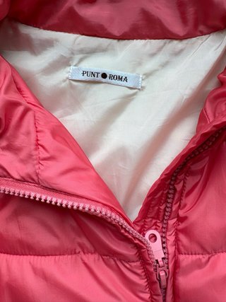 Cazadora acolchada mujer talla 44 color coral