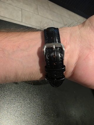 Reloj Seiko Quartz Negro/Plateado
