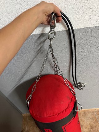 Saco de boxeo DOMYOS rojo