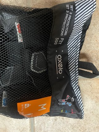 Set protectores patín (rodillas, codos, muñecas) M