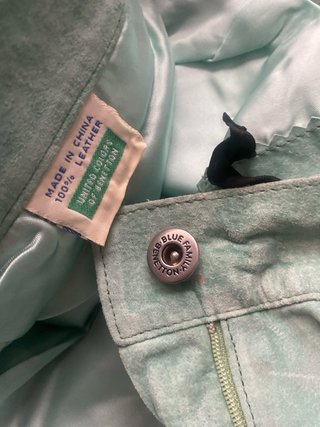 Pantalones de cuero Benetton rectos