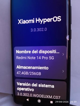 Xiaomi Redmi Note 14 Pro 5G 256GB Morado