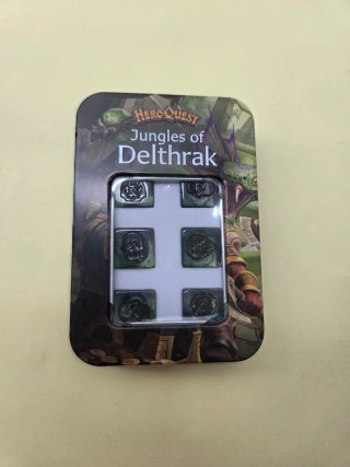Hero Quest Junglas de Delthrak Dados