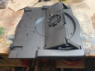 Base refrigeradora para portátil con ventilador