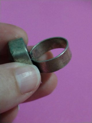 Anello argento tormalina bianco turchese