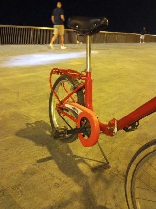 Bicicleta Plegable Roja