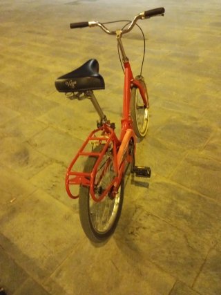 Bicicleta Plegable Roja