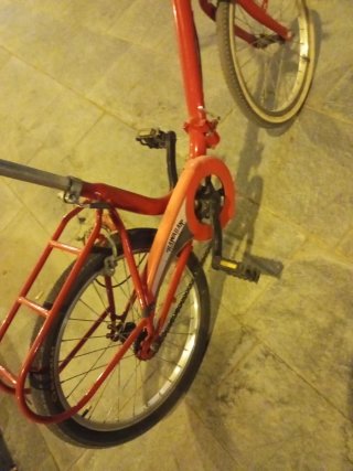 Bicicleta Plegable Roja