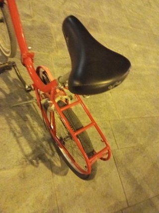 Bicicleta Plegable Roja