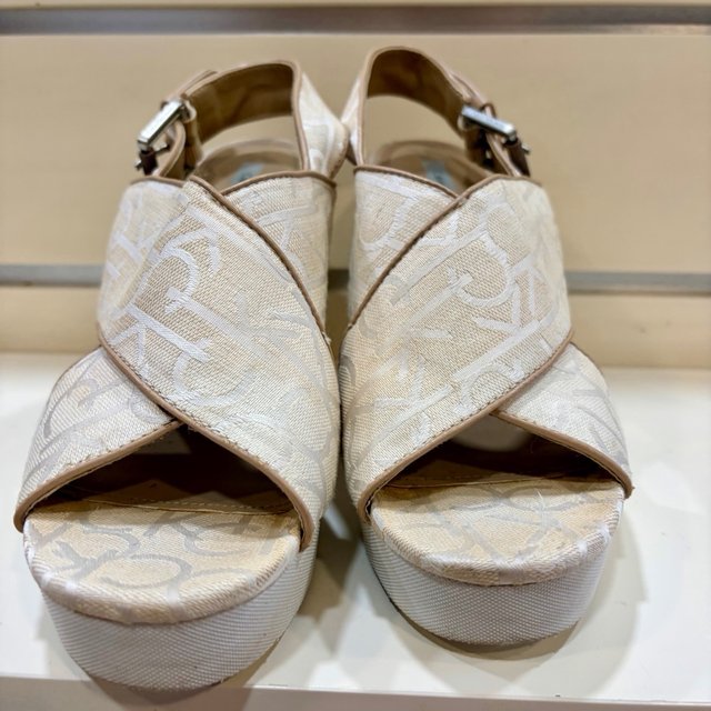 Sandalias cuña marca, Calvin Klein