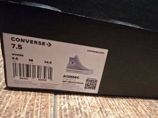 Converse plataforma grises talla 38