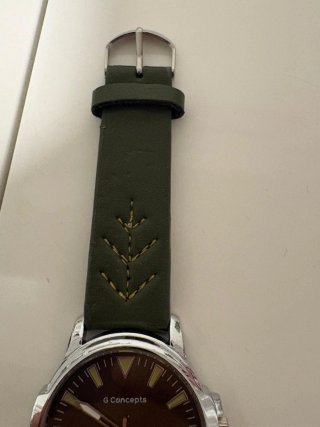 Reloj G Concepts Verde y Plateado