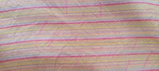 Pañuelo chal fibras naturales beige y rosa