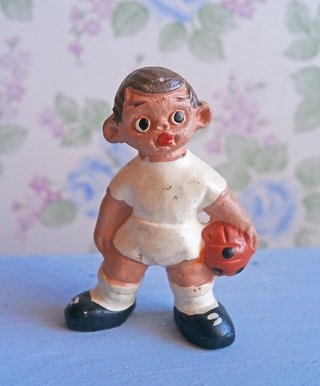 Lote 3 figuras arcilla cabezones Alborox