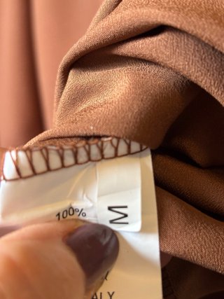 Vestido Vicolo marrón talla M nuevo sin estrenar