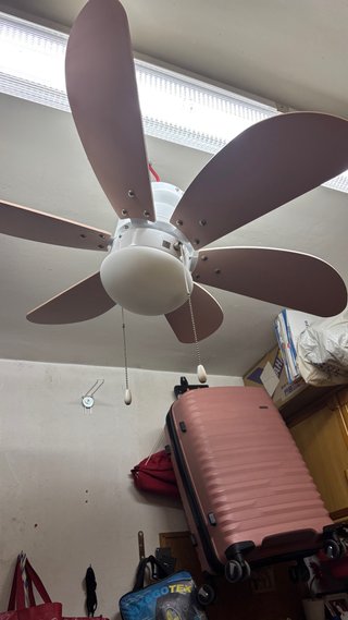 Ventilador de techo con luz