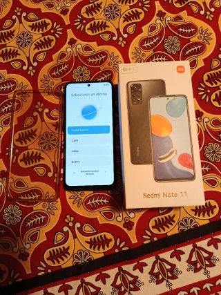 Xiaomi Redmi Note 11 128GB libero + custodia + scatola