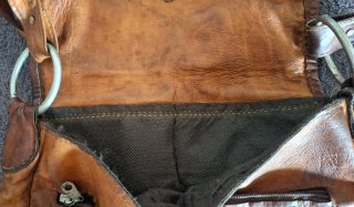 Bolso de cuero auténtico