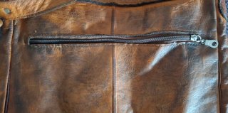 Bolso de cuero auténtico