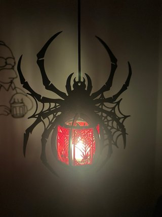 Lámpara Colgante Araña 3D Halloween