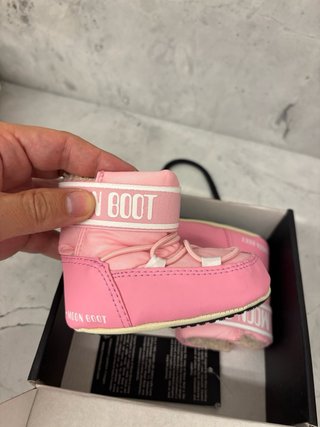 BOTAS CRIB NYLON ROSA Moon Boot bebe talla 17-18
