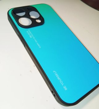 Custodia iPhone 14 Pro Blu e Verde