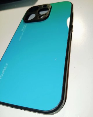Custodia iPhone 14 Pro Blu e Verde