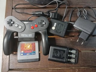 Nintendo Virtual Boy + Wario Land + Mod Ac/dc