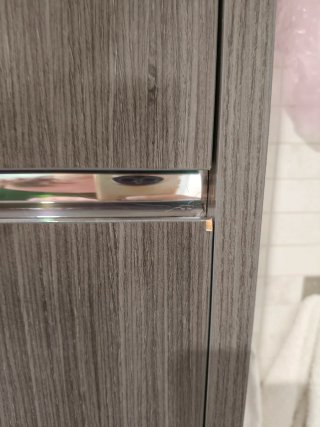 Armario de baño madera y metal