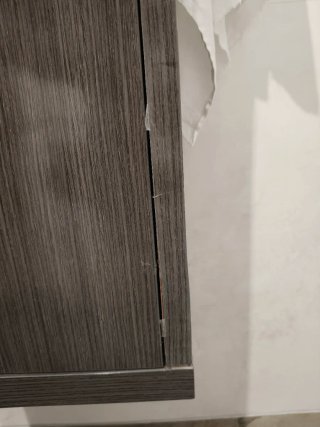 Armario de baño madera y metal