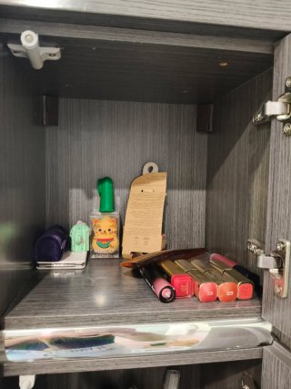 Armario de baño madera y metal