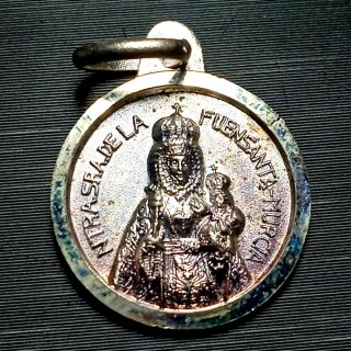 Medalla Virgen Fuensanta Murcia Plata 925 Arbex