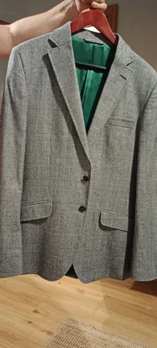 Blazer de caballero a cuadros
