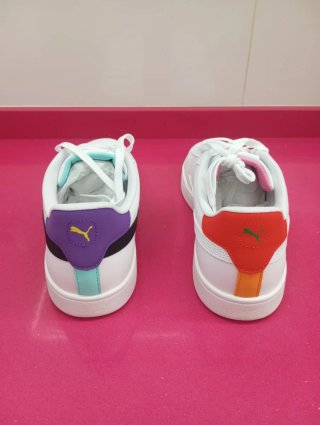 Zapatillas Puma Hombre Blancas Multicolor