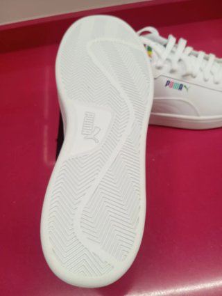 Zapatillas Puma Hombre Blancas Multicolor