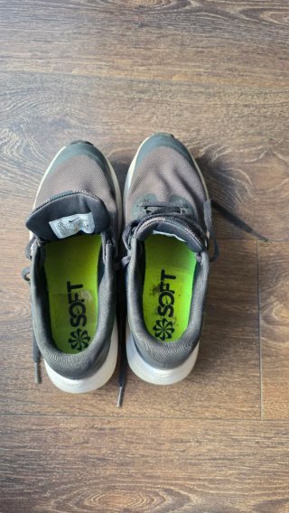 Zapatillas Nike Talla 35.5 Gris/Verde